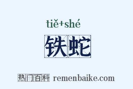 铁蛇是什么意思的图片